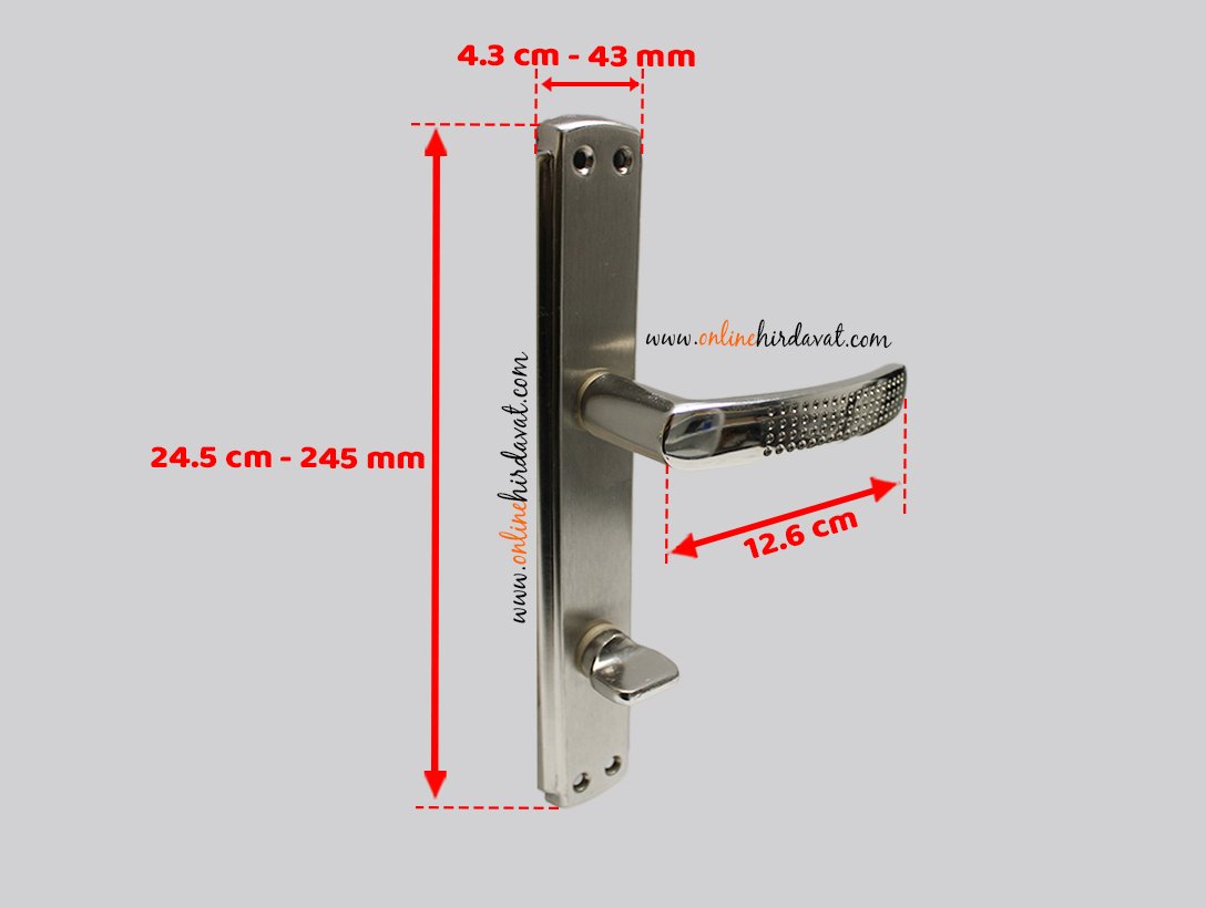 Hira Gonca Nikel Saten Aynalı Kapı Kolu
