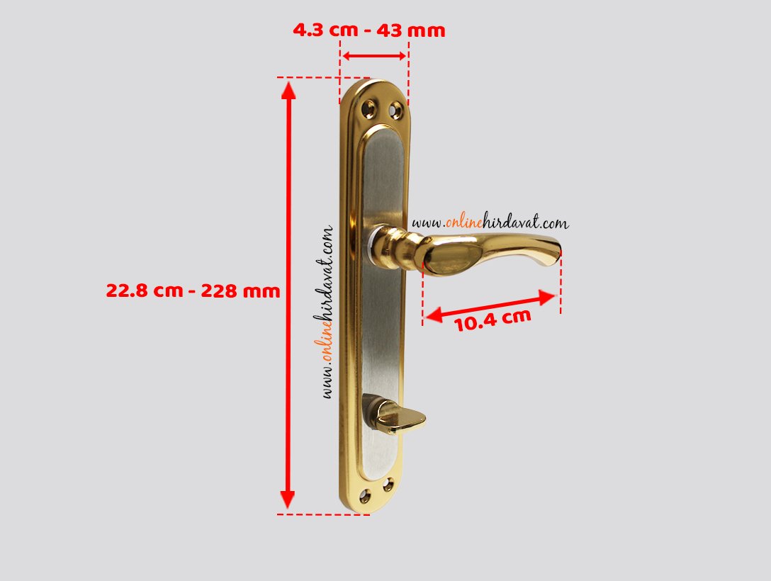 Hira Kumru Albrifin Saten Aynalı Kapı Kolu