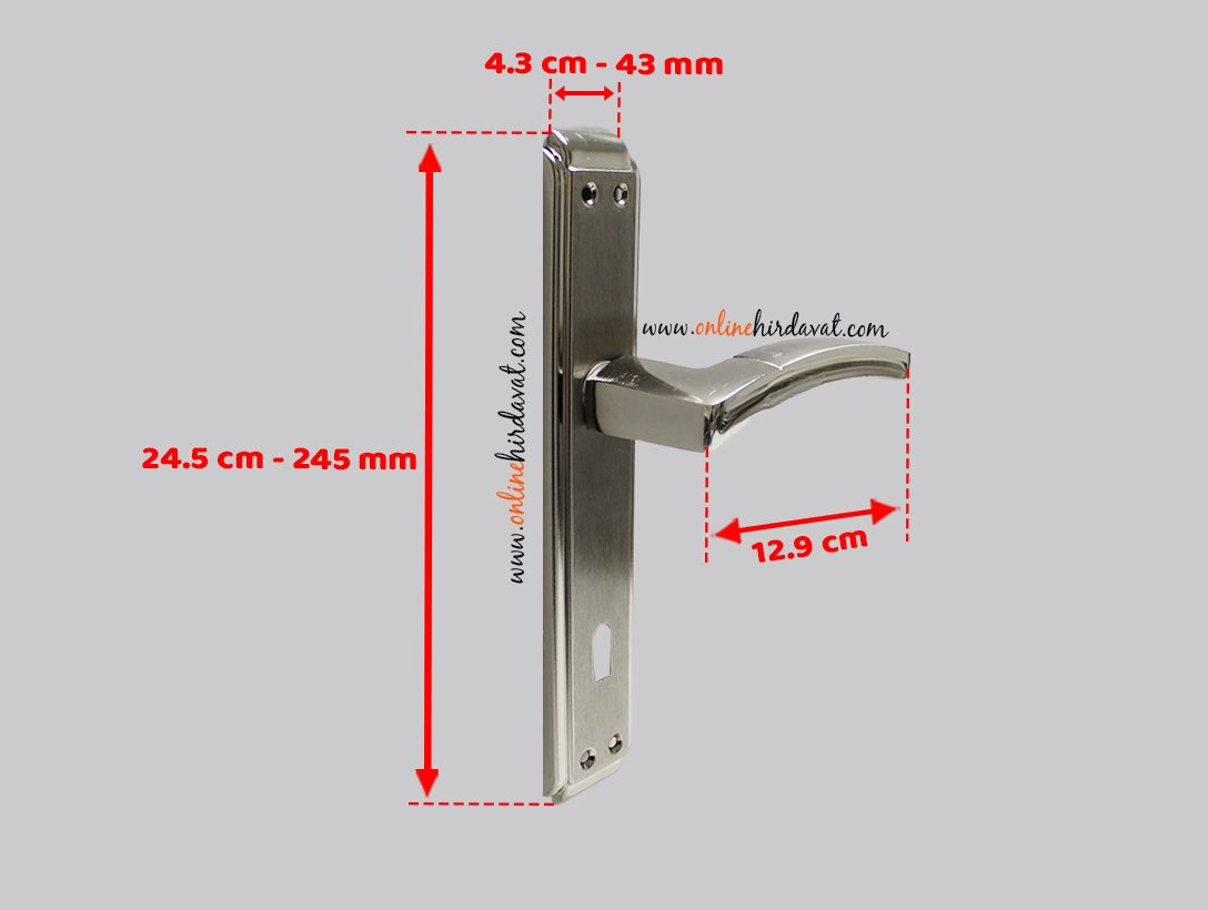 Hira Rüya Nikel Saten Aynalı Kapı Kolu