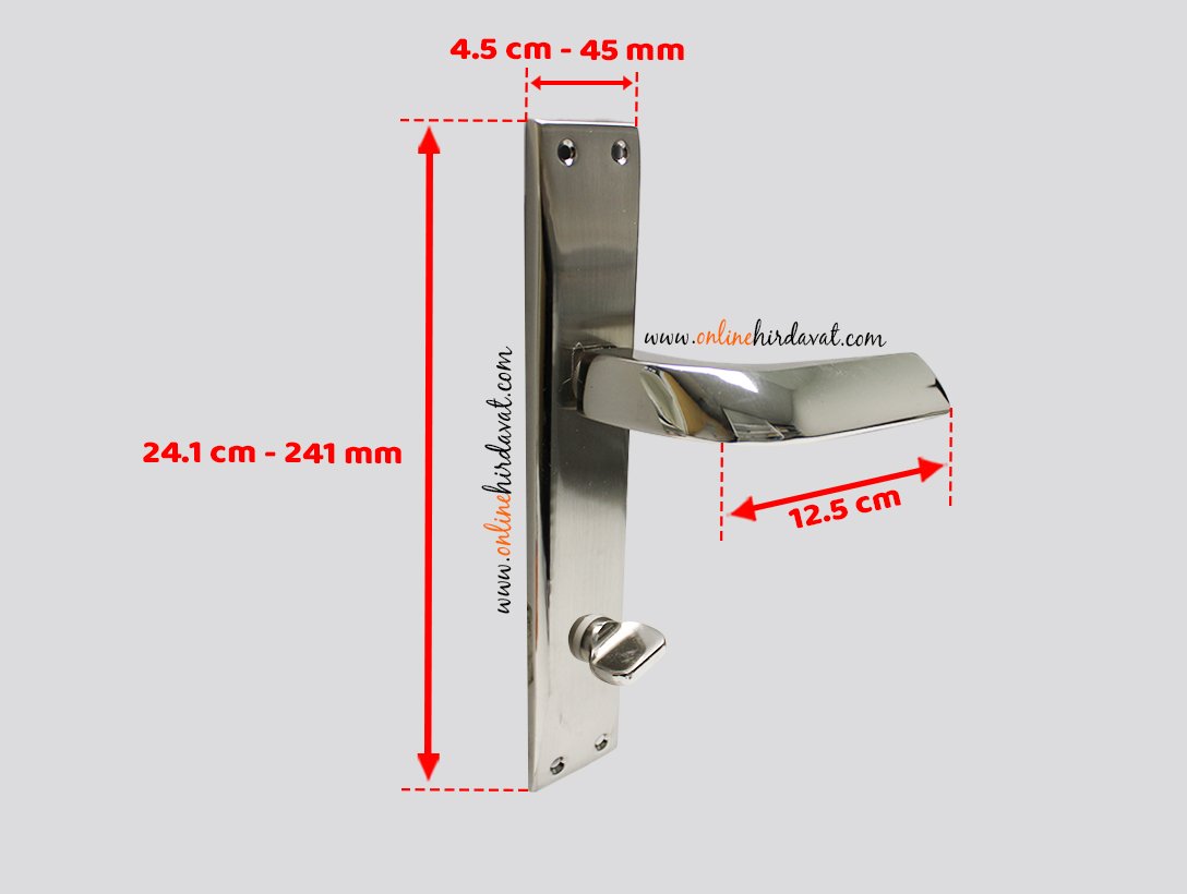 Nobel Massimo Nikel Saten Aynalı Kapı Kolu