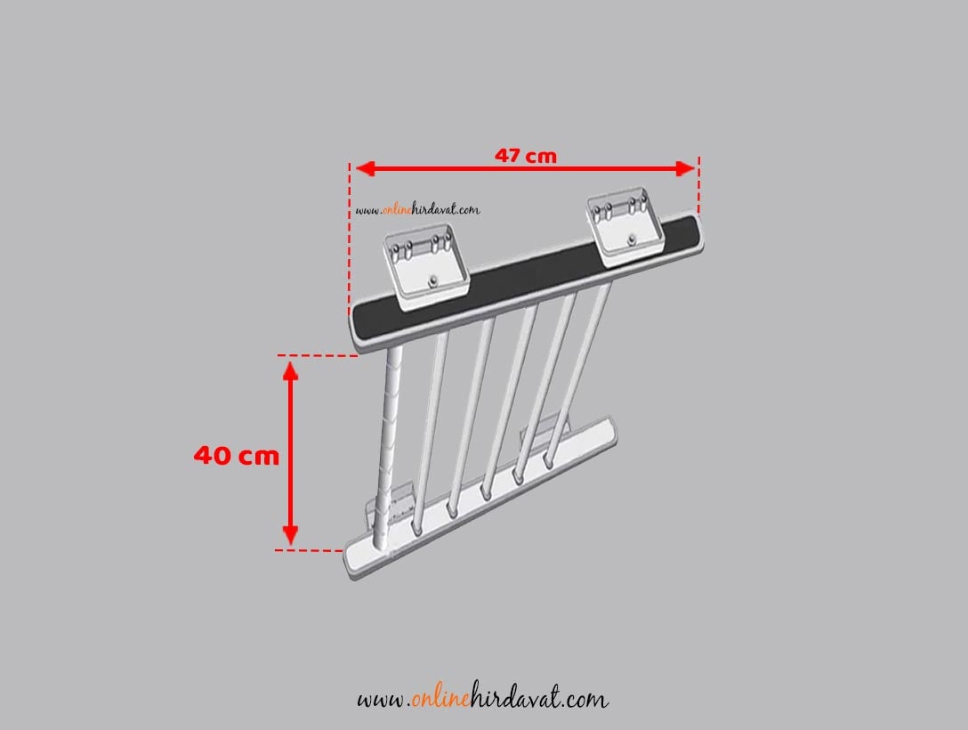 Krom Pantolon Askılığı MP2001 47 - 40 cm