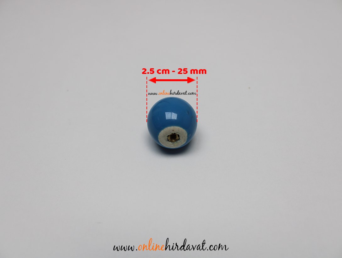 Tomurcuk Küçük Yuvarlak Porselen Çocuk Odası Mobilya Kulp