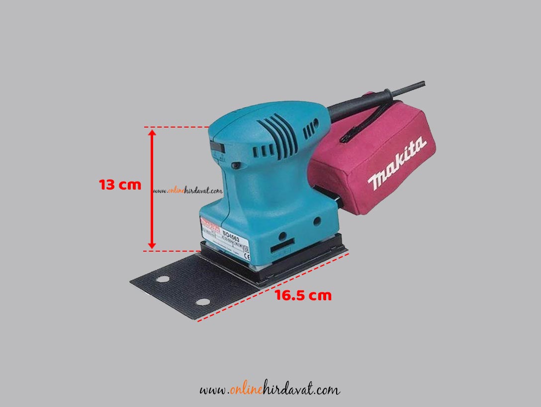 Makita BO4563 Titreşimli Zımpara Makinası 160W