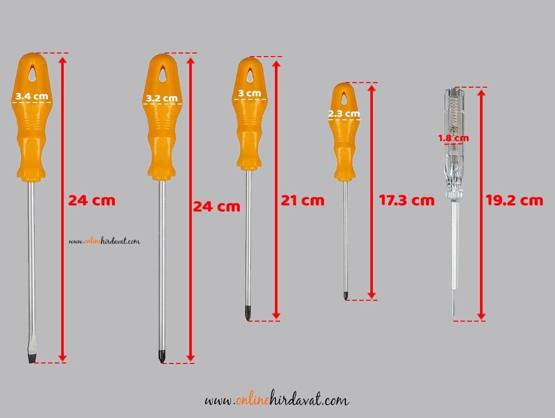 Rtrmax 5 Parça Tornavida Takımı