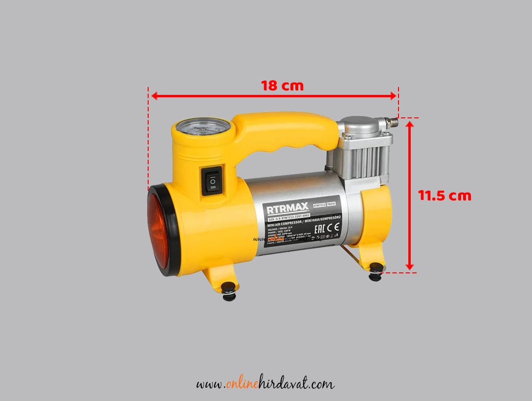 Rtrmax Rtm7212 Mini Oto Hava Kompresörü 12v