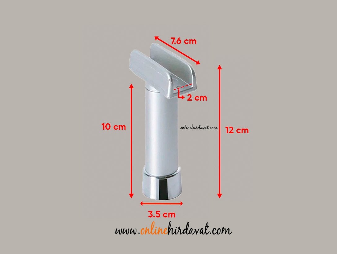 Eroğlu U Geçme Mobilya Ayak Matkrom - 10 cm Online Hırdavat