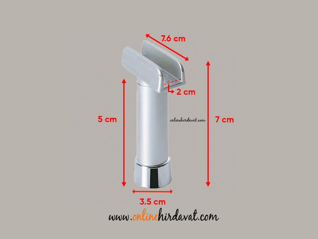 Eroğlu U Geçme Mobilya Ayak Matkrom - 5 cm Online Hırdavat