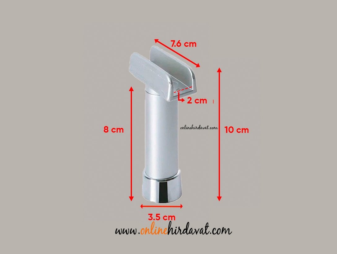 Eroğlu U Geçme Mobilya Ayak Matkrom - 8 cm Online Hırdavat