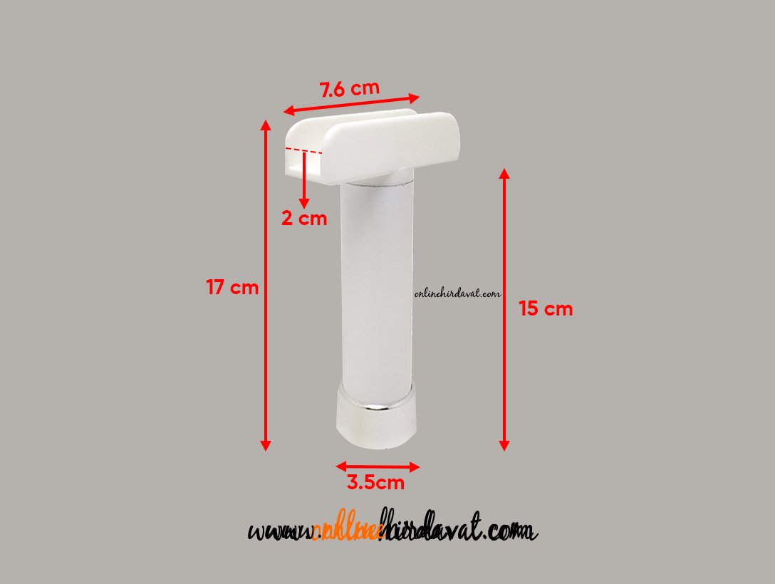 Eroğlu U Geçme Mobilya Ayak Beyaz - 15 cm Online Hırdavat