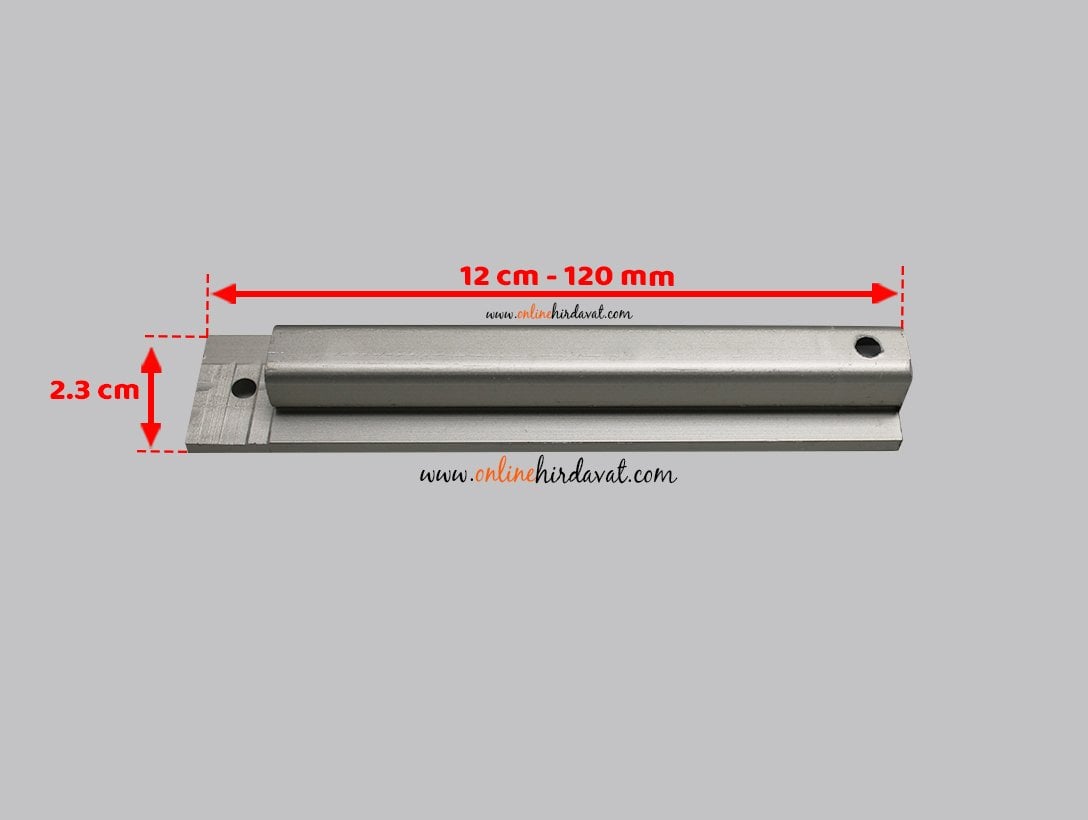 Gömme Kapı Sürgüsü Alüminyum - 12 cm