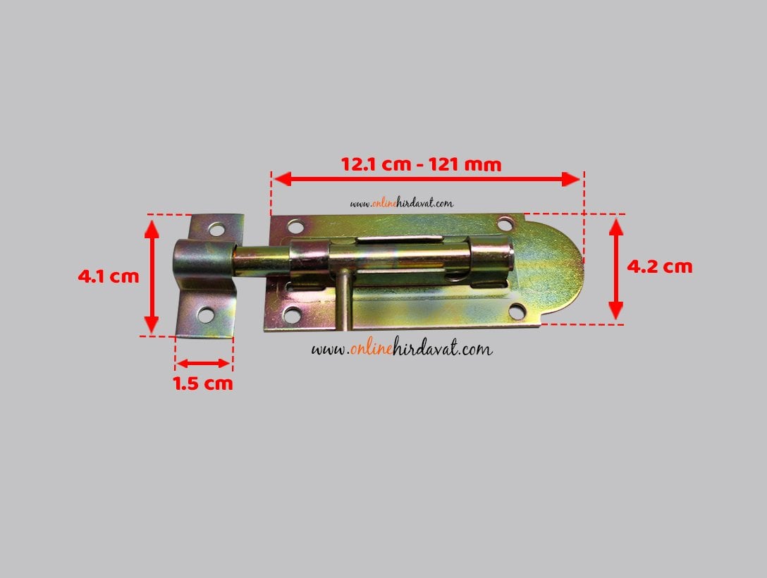 Arıel Mavzer Kapı Sürgüsü No:12 - 13 cm