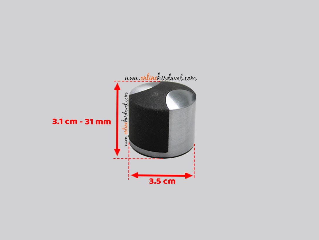 System DS1005 P6 Kapı Stobu Mat Krom - 35 mm