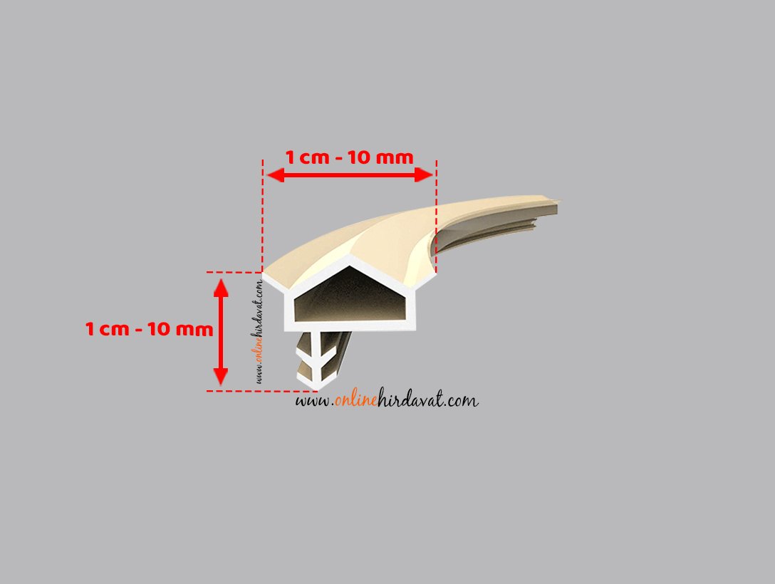 Yarı Tırnaklı Kapı Fitili T-1039 1 Metre - Krem