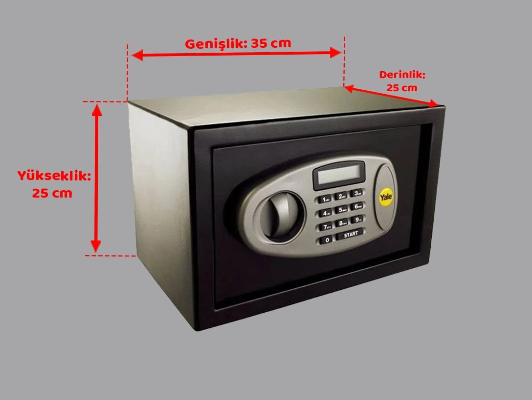 Yale Dijital LCD Ekranlı Kasa