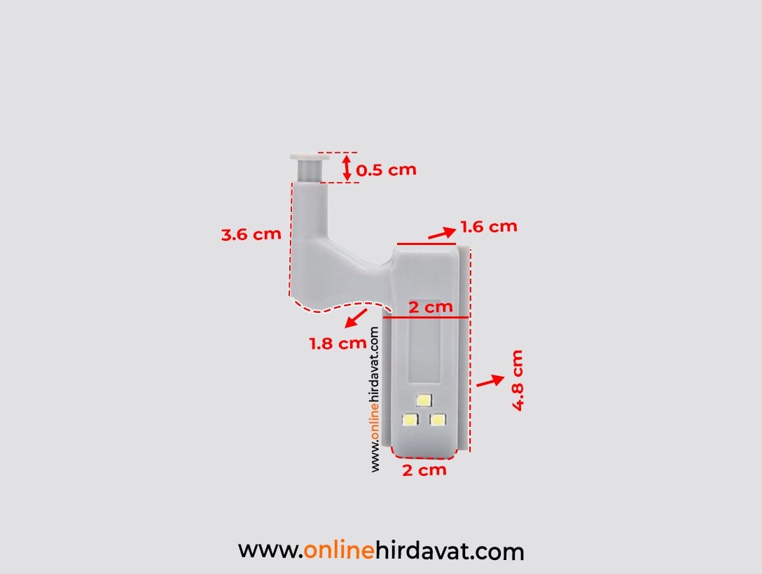 Menteşe Üstü Siviçli Led Aydınlatma