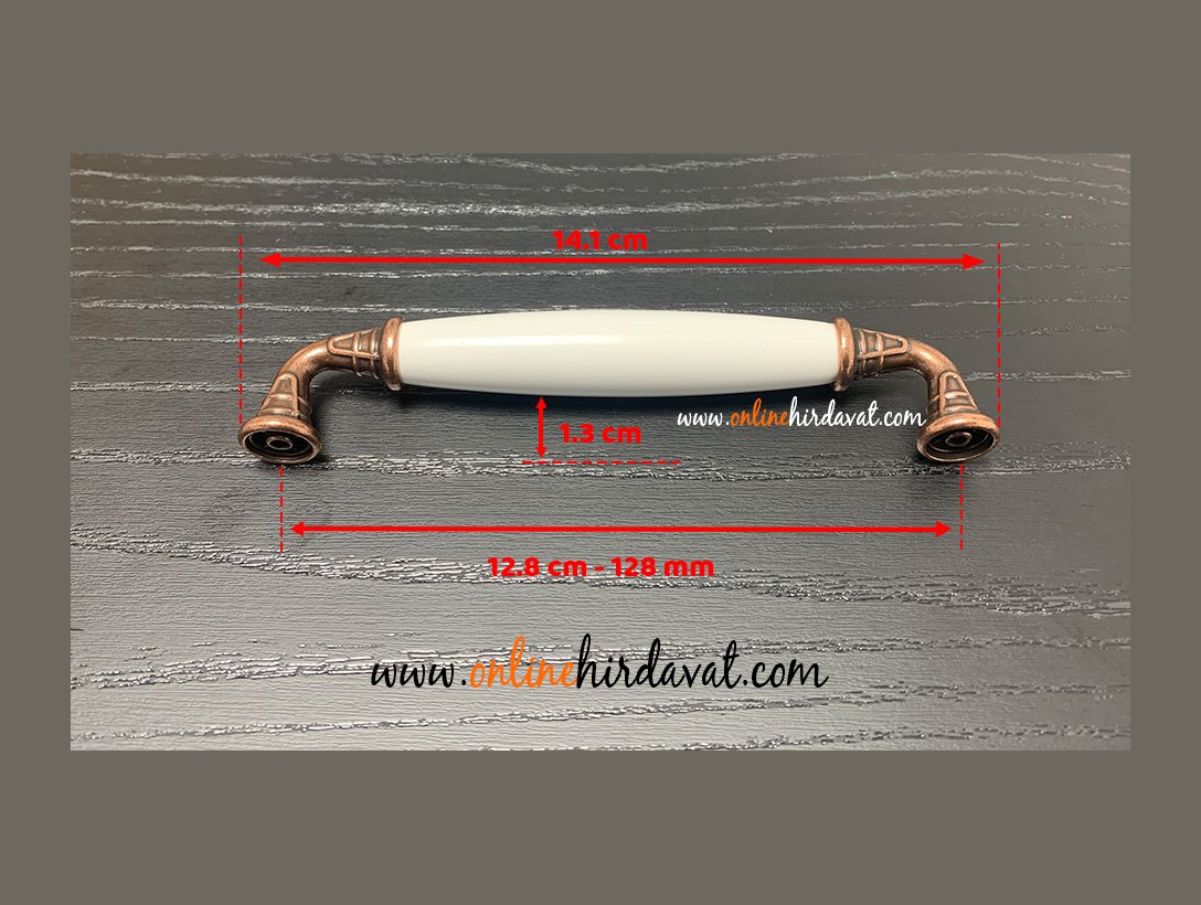 Eymen Polimer Düz Antik Bakır Mobilya Kulp 128 mm Online Hırdavat