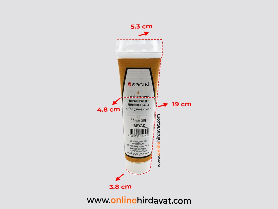 Sagin Tüp Tamir Macunu 200 GR Beyaz