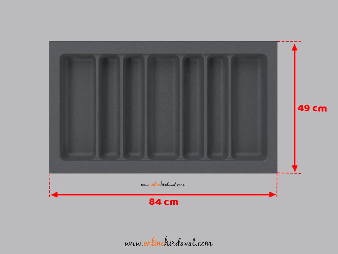 Starax Plastik Kepçelik Gri - 2690-G / 84 - 49 cm