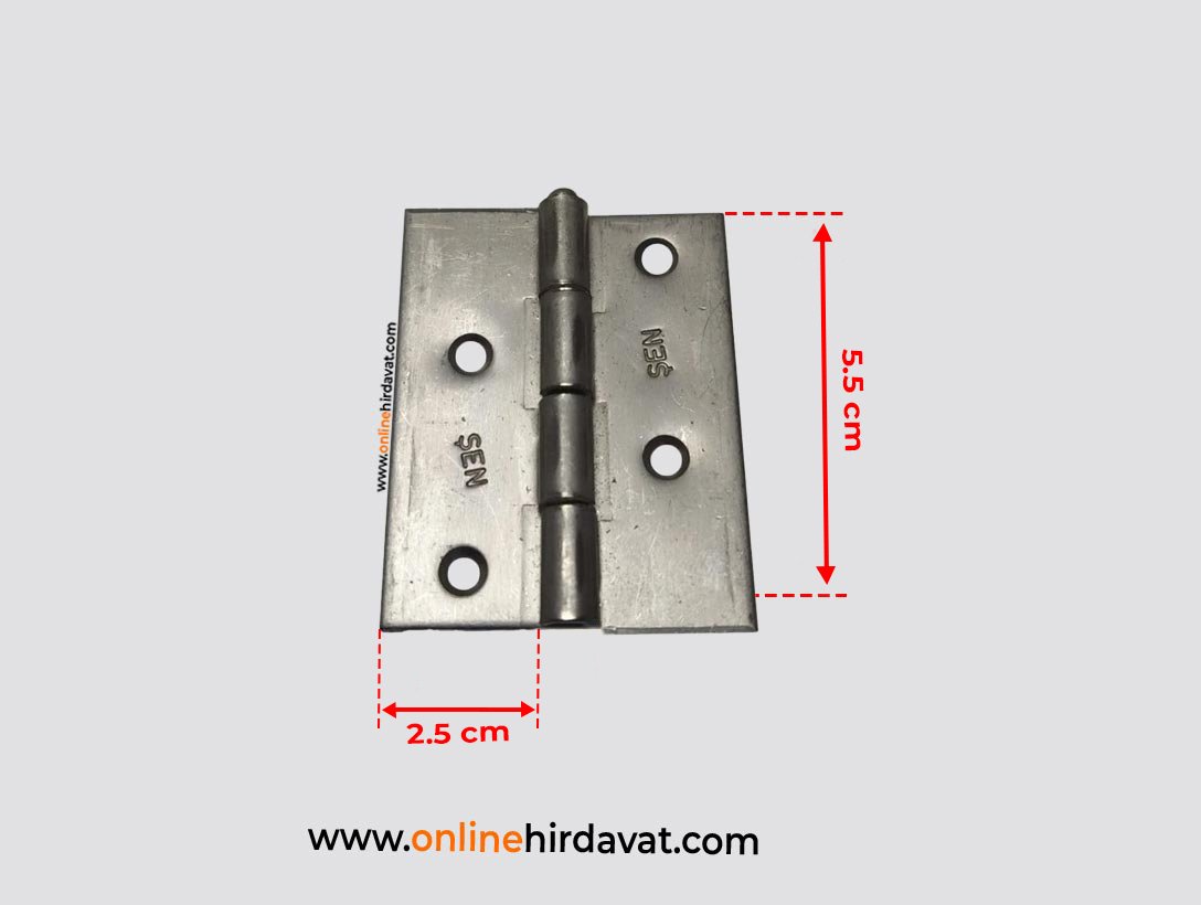 Yaprak Menteşe İnox 5,5 cm