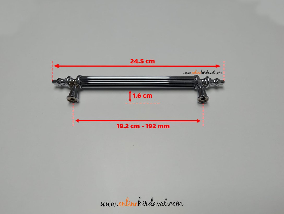 Afra Zirve Zamak Mobilya Kulp Krom 192 mm Online Hırdavat