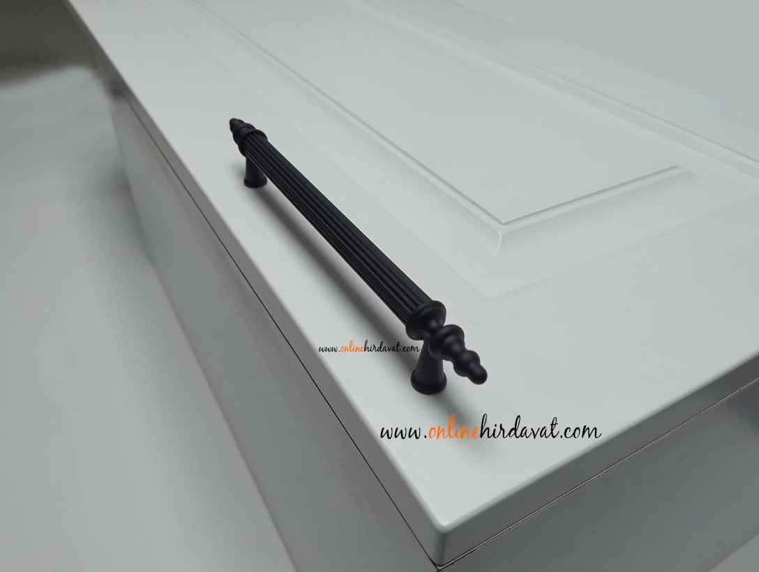 Afra Zirve Zamak Mobilya Kulp Siyah 192 mm Online Hırdavat