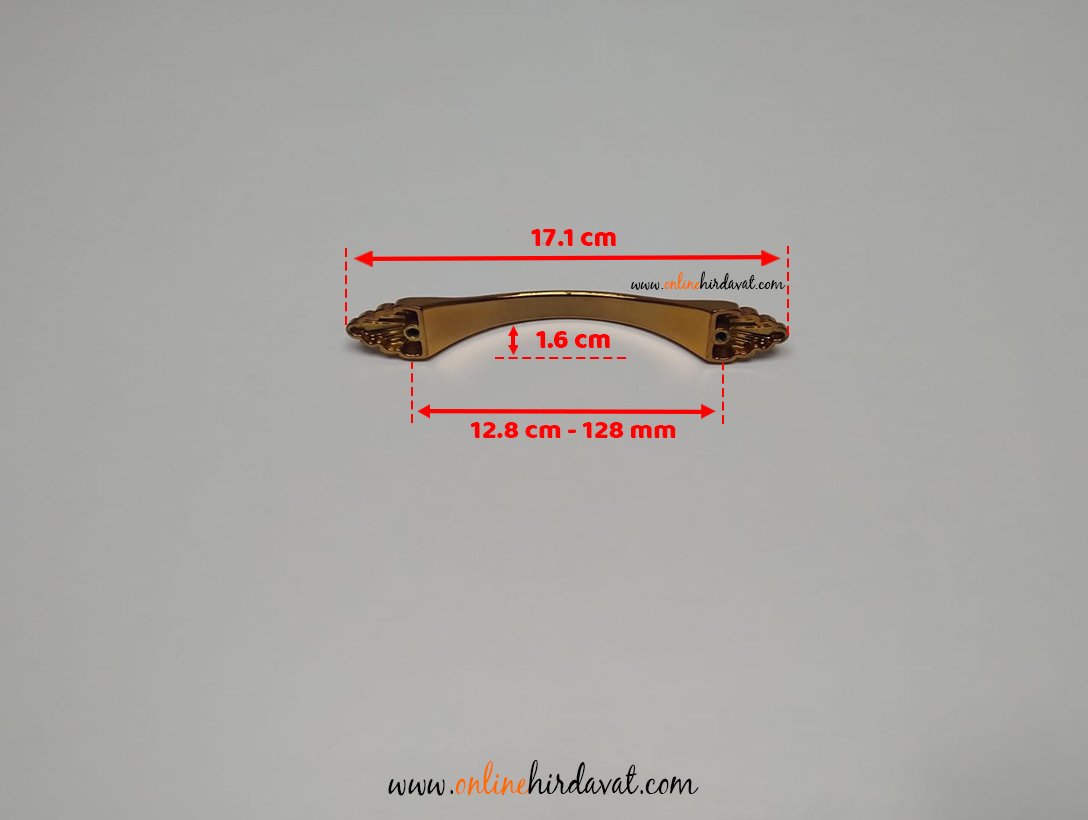 Azelya Altın Bordo Zamak Mobilya Kulp