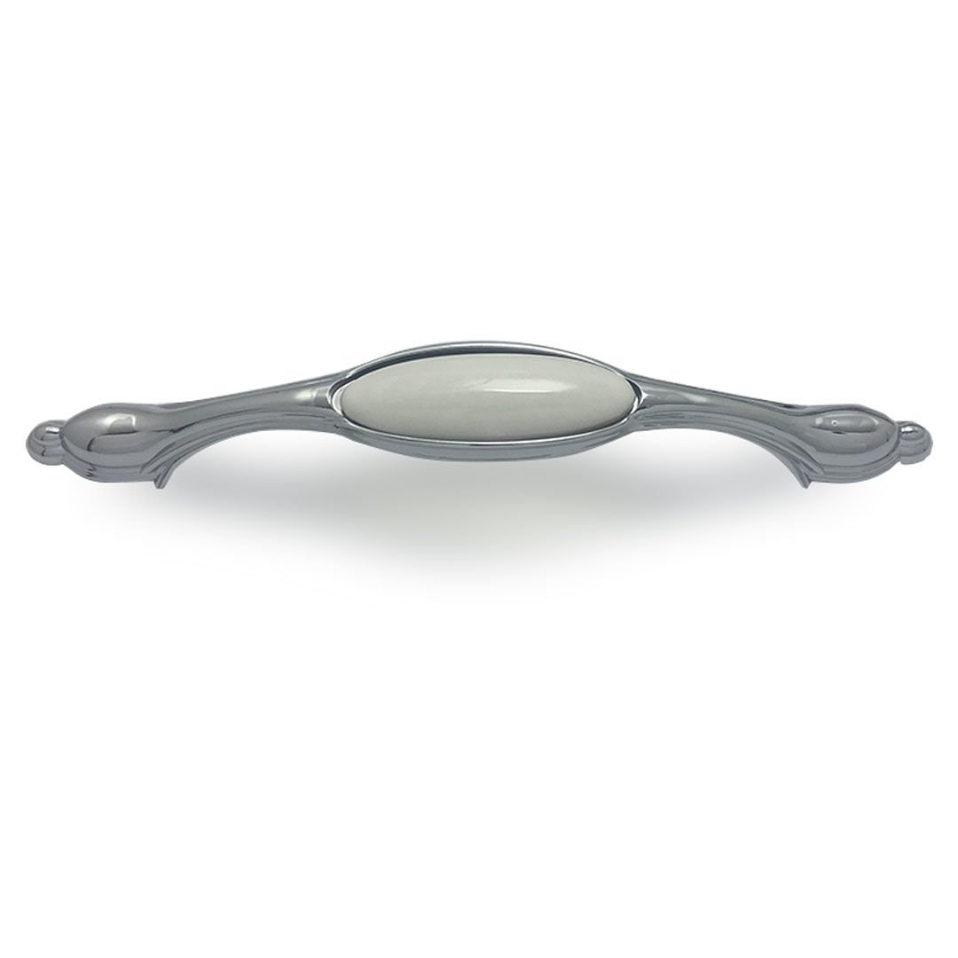 Nobel Saraylı Zamak Mobilya Kulp 128 mm Krom