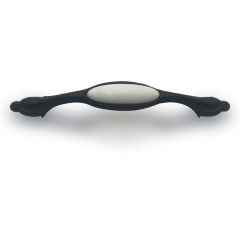 Nobel Saraylı Zamak Mobilya Kulp 128 mm Siyah