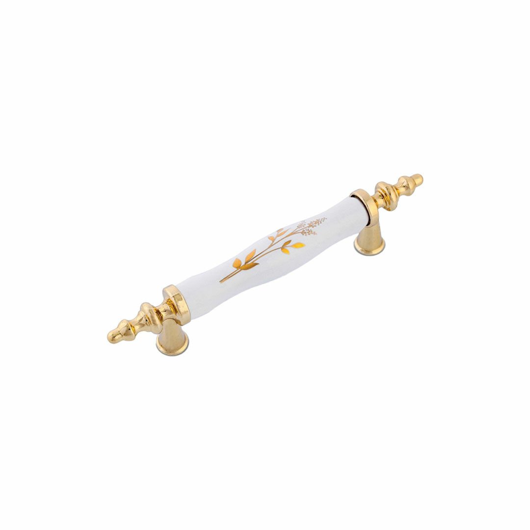 Lider Zeytindalı Altın Polimer Mobilya Kulp 96 mm