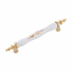 Lider Zeytindalı Altın Polimer Mobilya Kulp 96 mm