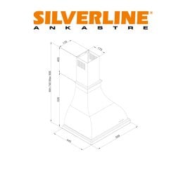 Silverline 2238 Retro 60 cm Bej Ankastre Davlumbaz