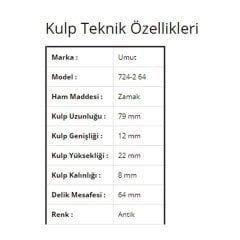 Umut 724 Antik Mobilya Kulp