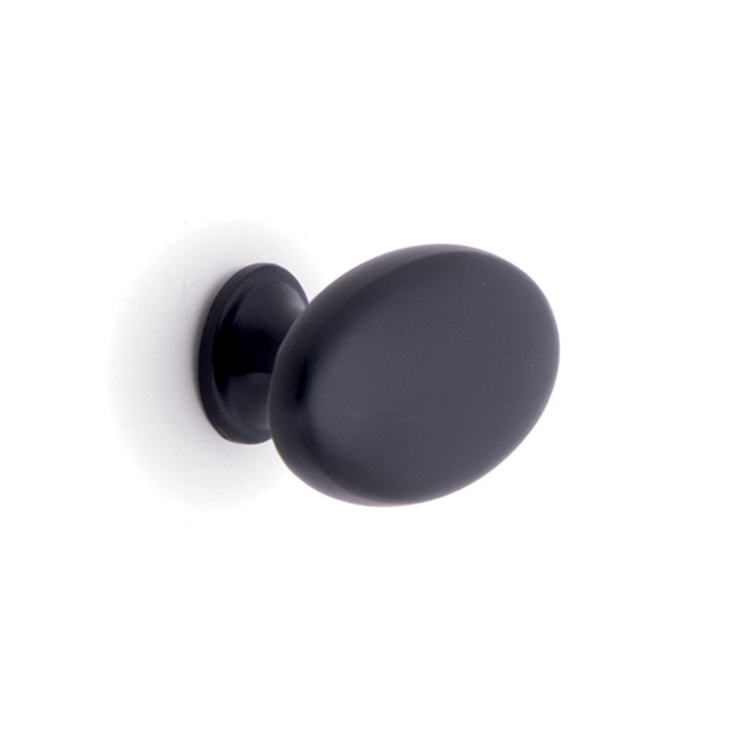 System 4322 Düğme Mobilya Kulp 8 mm Siyah