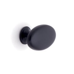 System 4322 Düğme Mobilya Kulp 8 mm Siyah