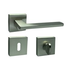 Doğanlar Pera Rozetli Kapı Kolu Saten - Dış Kapısı