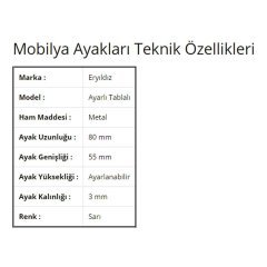 Ayarlı Pergule Ayak Pro Lüx