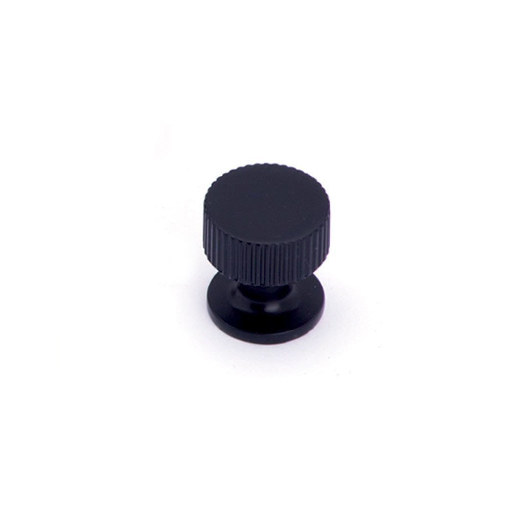 System 1975 Düğme Mobilya Kulp 26 mm Siyah