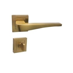 Hira Yasmin Kare Rozetli Kapı Kolu Wc-Antrasit