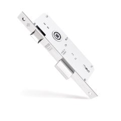 Tursan Köşeli Oda Kapı Kilidi - 35 mm / Nikel