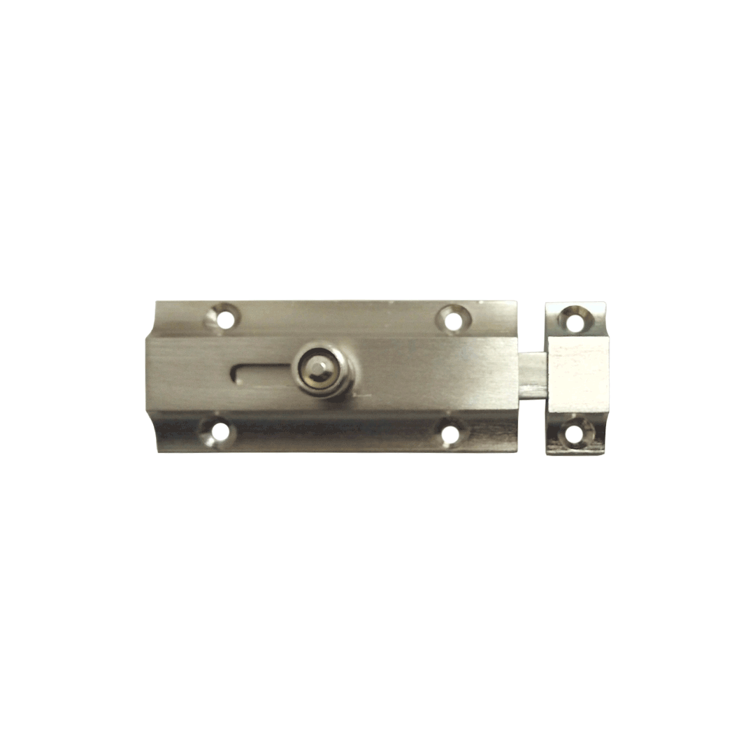 Otomatik Pirinç Kapı Sürgüsü Saten - 8 cm