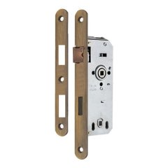 DoorAks 40*23 Rulmanlı Oval Oda Kapı Kilidi - Antrasit