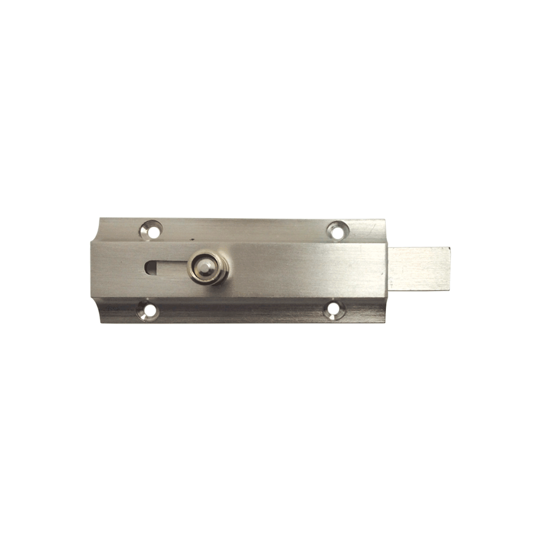 Otomatik Pirinç Kapı Sürgüsü Saten - 10 cm