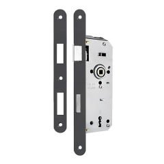 DoorAks 40*23 Rulmanlı Oval Wc Kapı Kilidi - Antrasit