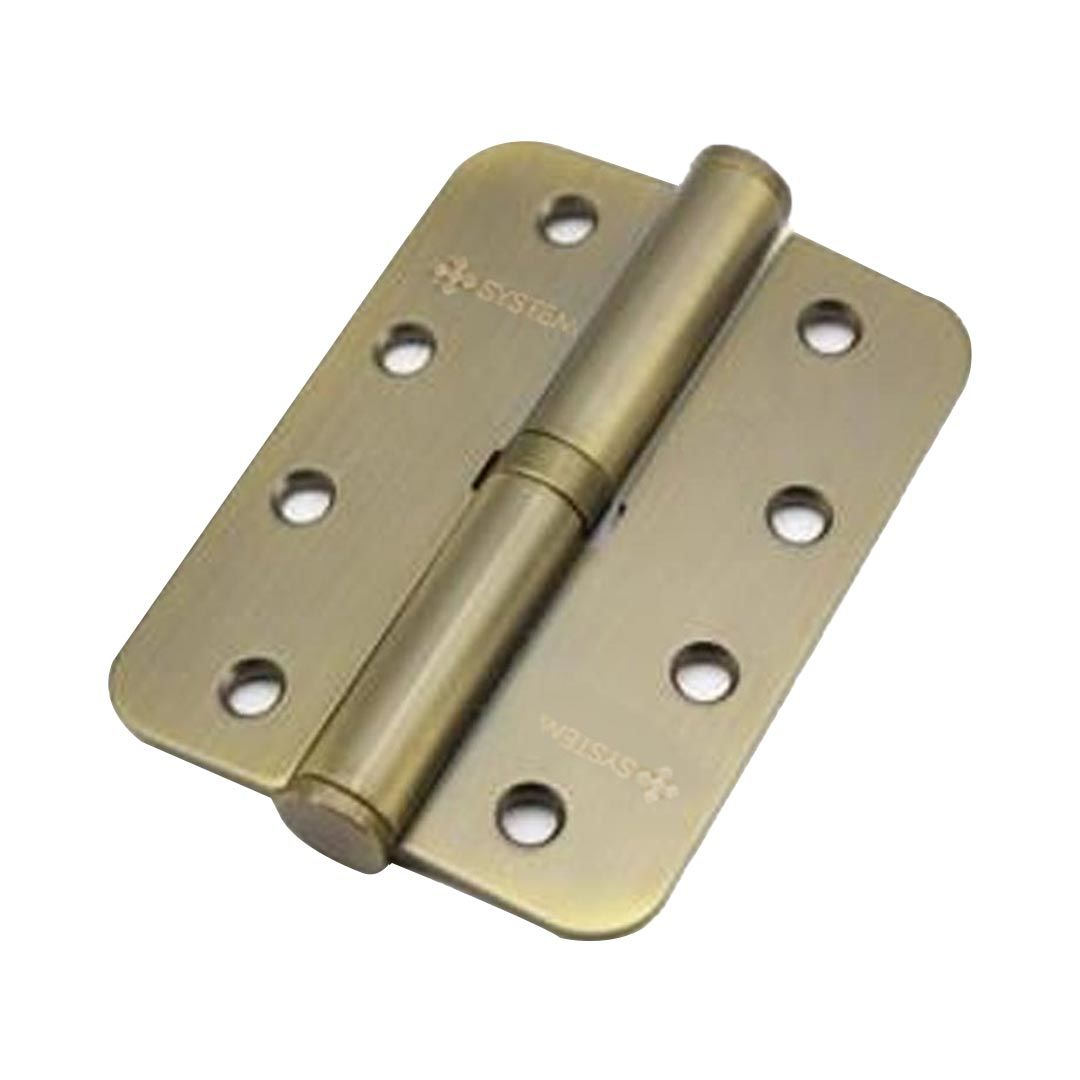 System 10 Cm Okka 3 mm Menteşe Antik Bronz - Sol
