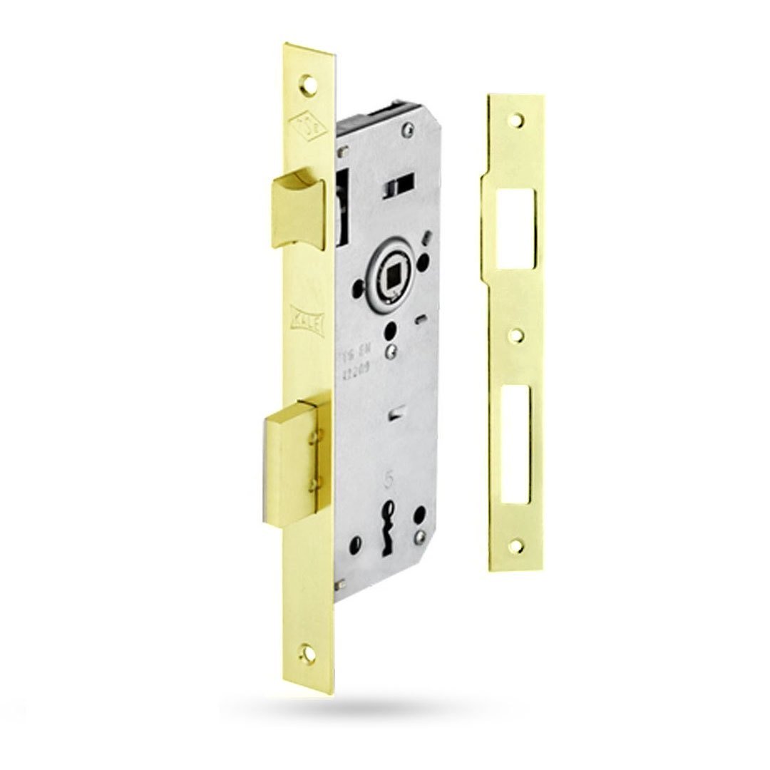 Kale Kilit Köşeli Oda Kapı Kilidi - 151-R 40 mm / Sarı