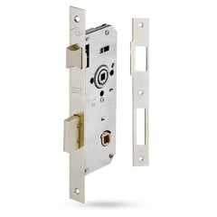 Kale Kilit Köşeli Wc Kapı Kilidi - 169R-40 mm / Nikel
