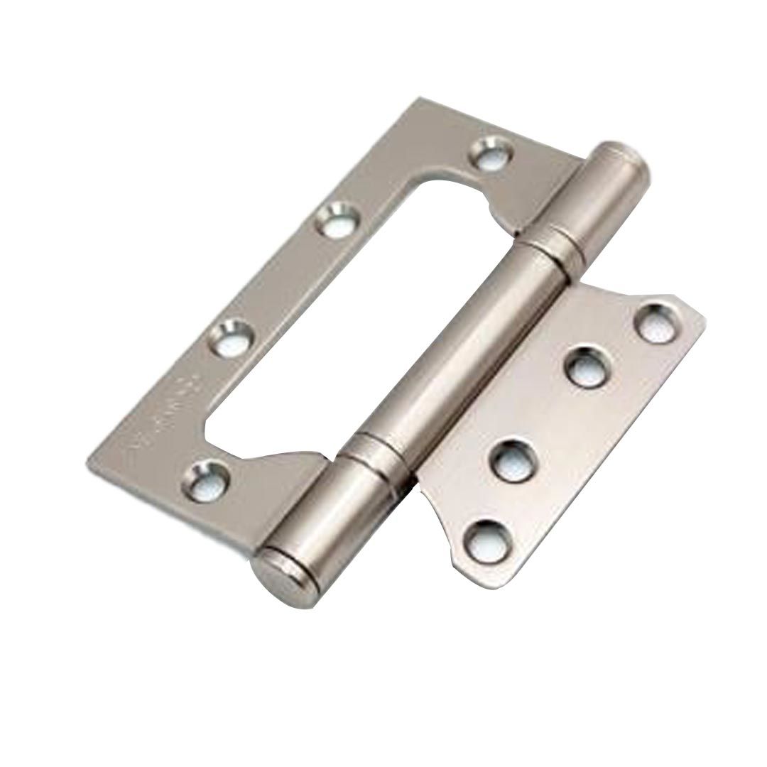 System 10 Cm Kelebek 2 Bilyalı 3 mm Menteşe Saten Nikel