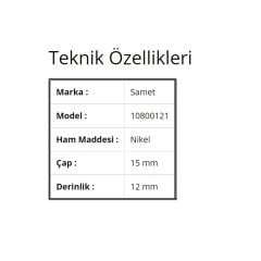 Samet Minifix Gövdesi 10'lu
