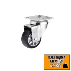 Hts Krom Makaralı Tablalı Teker 191 - Frensiz