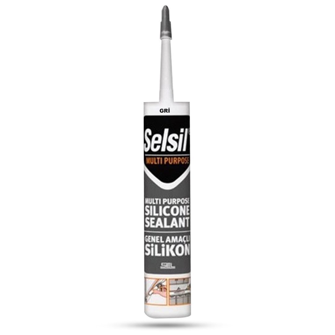 Selsil Silikon 280 ML Gri